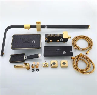 Thermostatisch douchesysteem