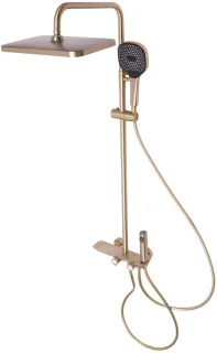 Thermostatisch douchesysteem – wandgemonteerde doucheset – goud