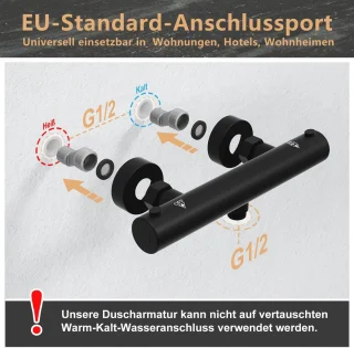 Thermostatische Douche Set - Regendouche & Douchestang