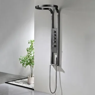 Thermostatische douchehemel Sanitado Foya Future gunmetal