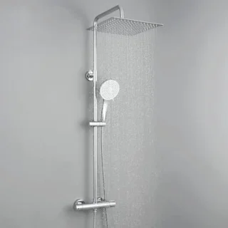 Thermostatische Douchekolom - RVS Doucheset