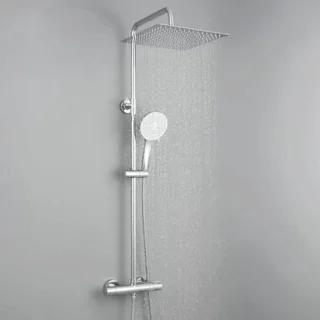Thermostatische Douchekolom - RVS Doucheset