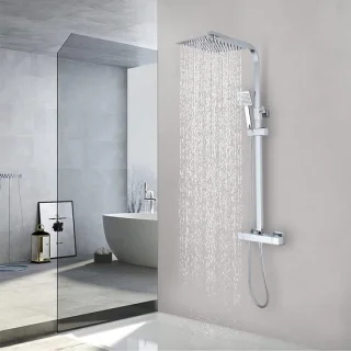 Thermostatische Douchekolom Set