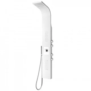Thermostatische Douchekolom Wit