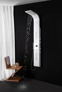 Thermostatische douchekolom Wit