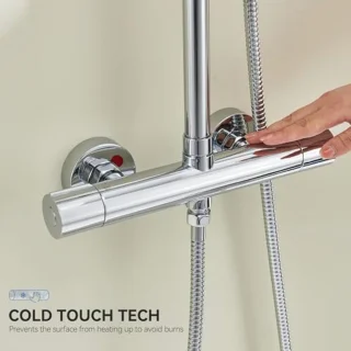 Thermostatische douchekraan