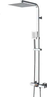Thermostatische douchekraan mixer 150 mm hartafstand chroom