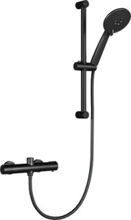 Thermostatische douchemengkraan complete set met regendouche en handdouche