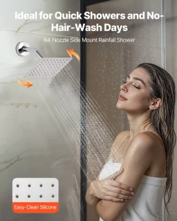 Thermostatische doucheset chroom