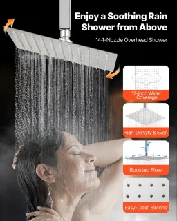 Thermostatische doucheset chroom