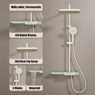 Thermostatische doucheset