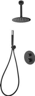 Thermostatische doucheset met plafondmontage en handdouche