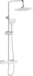 Thermostatische doucheset Quadrato chroom 20 cm