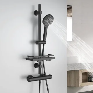 Thermostatische Doucheset – Regendouche, Douchestang en XXL Doucheplank
