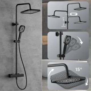 Thermostatische doucheset