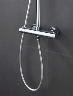 Thermostatische Douchezuil 20x30 cm Chroom