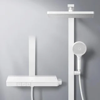 Thermostatische douchezuil 40 cm