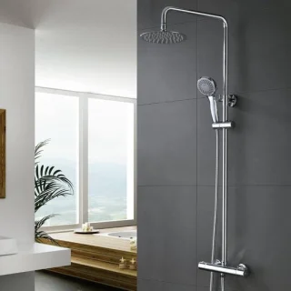 Thermostatische Douchezuil Douchekolom Chroom