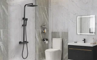Thermostatische douchezuil