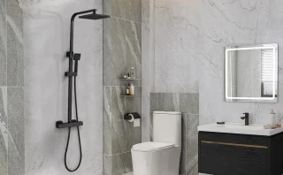 Thermostatische douchezuil