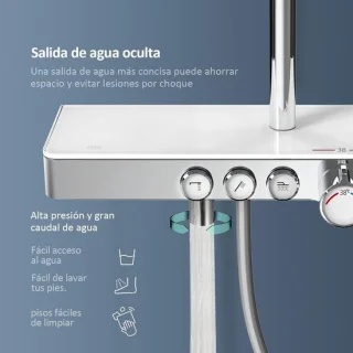 Thermostatische douchezuil