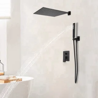 Thermostatische inbouwdoucheset