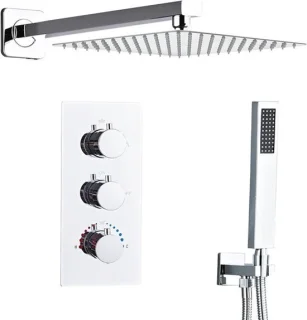Thermostatische inbouwdoucheset chroom