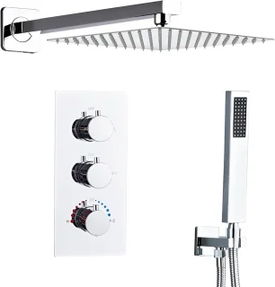 Thermostatische inbouwdoucheset chroom