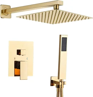 Thermostatische inbouwdoucheset chroom