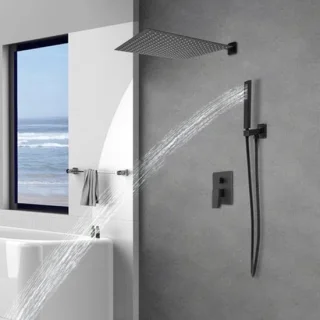 Thermostatische inbouwdoucheset