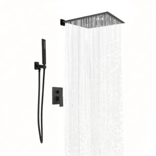 Thermostatische inbouwdoucheset met handdouche