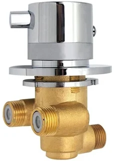 Thermostatische mengkraan messing wandmontage