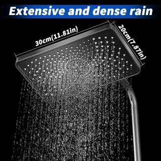 Thermostatische Rainshower Doucheset - Chroom