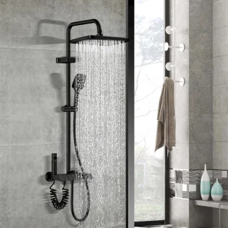 Thermostatische Rainshower Doucheset - Chroom