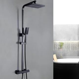 Thermostatische regendouche set