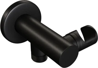 Thermostatische regendouche set inbouw zwart 30 cm
