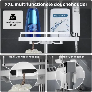 Thuys Regendoucheset Chroom