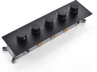 Tiger Mawialux thermostatische inbouw regendoucheset mat zwart