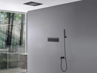 Tiger Mawialux thermostatische inbouw regendoucheset mat zwart