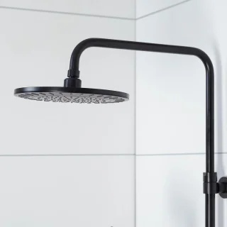 Tiger Tyne Doucheset Mat Zwart 22,5 cm Regendouche & 12 cm Handdouche