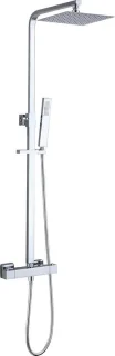 Twenty Eco thermostatische regendoucheset opbouw vierkant chroom