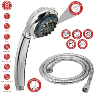 Universeel Handdouche Set met 150 cm doucheslang