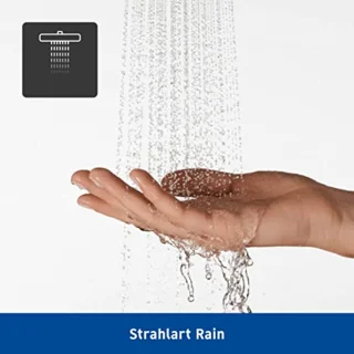 Universele handdouche mat zwart