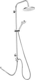 Verchroomd Rond Douchesysteem met Handdouche