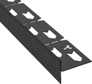 Verloopprofiel douche zwart 120 cm