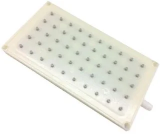 Vervangende douchekop 20,4 cm Geborsteld