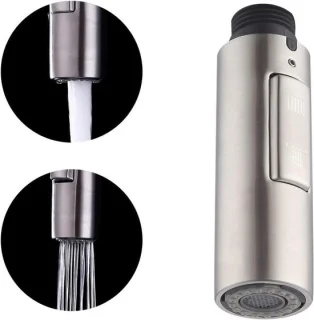 Vervangende handdouche sproeier - 86 cm - geborsteld