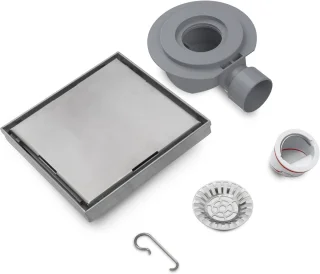 Vierkante bodemsifon 150x150 mm