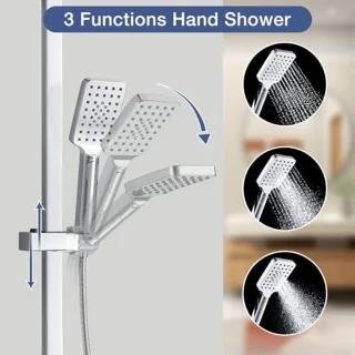 Vierkante Douche Mixer Set