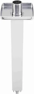 Vierkante douchearm 20 cm wandmontage